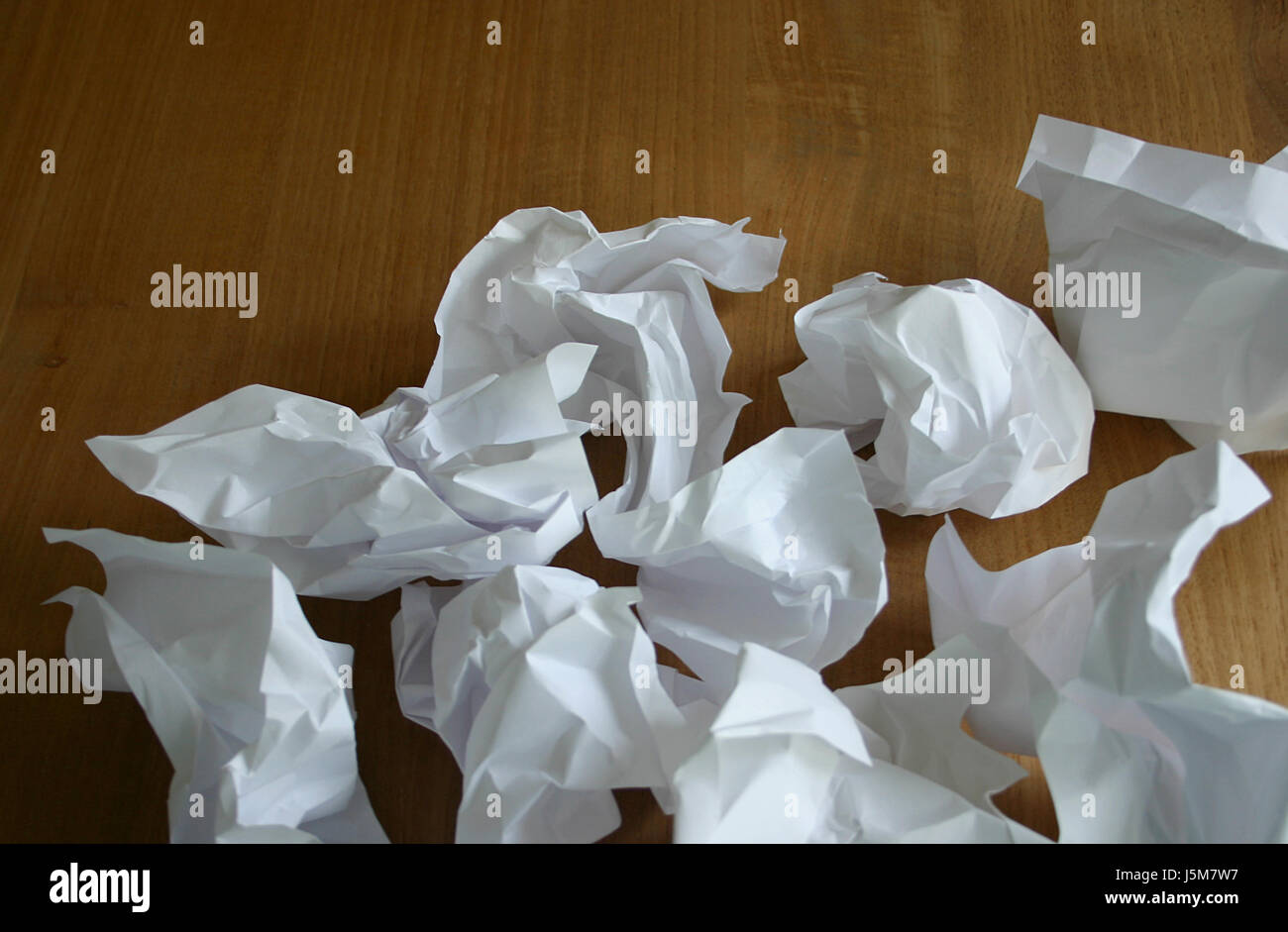 Scrivania da ufficio modello progetto di design concept bozza del piano di legno europeo vuoto Foto Stock