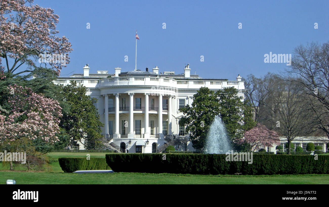 Weisses haus 3 Foto Stock