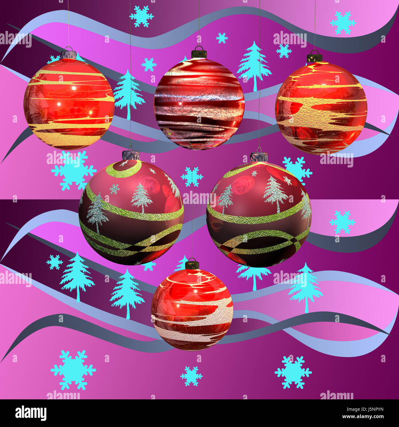 Colorato colorato splendida molteplici riccamente colorata festosa decorazione Foto Stock