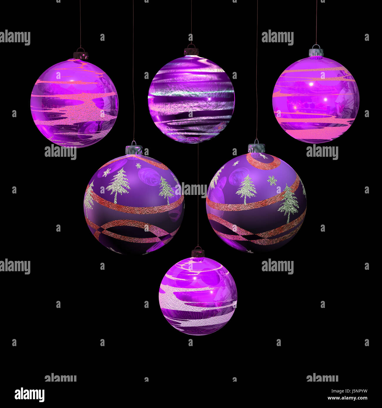 Colorato colorato splendida molteplici riccamente colorata festosa decorazione Foto Stock