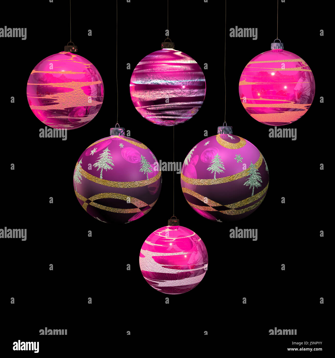 Colorato colorato splendida molteplici riccamente colorata festosa decorazione Foto Stock