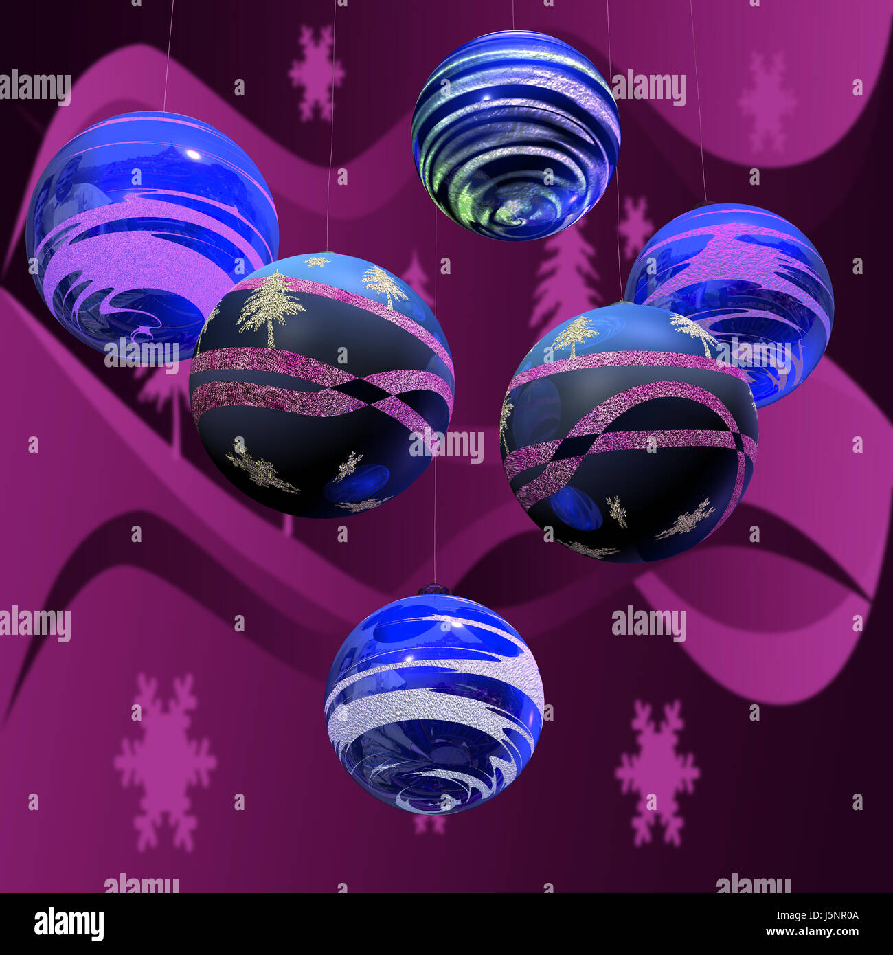 Colorato colorato splendida molteplici riccamente colorata festosa decorazione Foto Stock