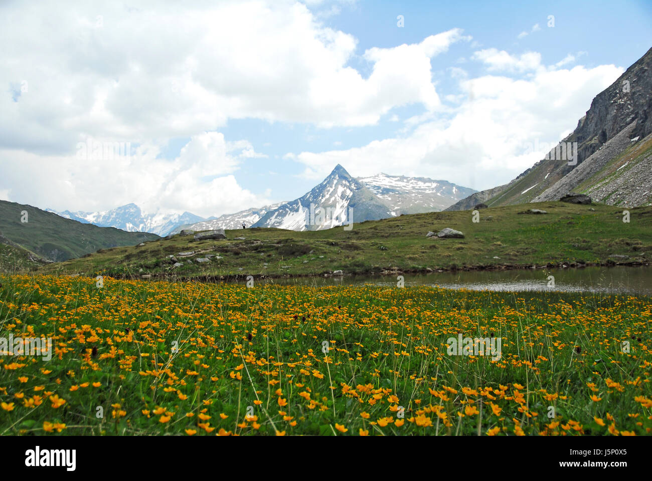 Alp montagne alte montagne di acqua salata oceano mare acqua montagne di montagna Foto Stock