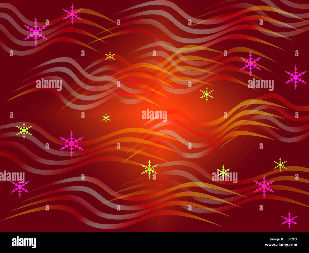 Colorato colorato splendida molteplici riccamente colorata linee onde incurvata Foto Stock