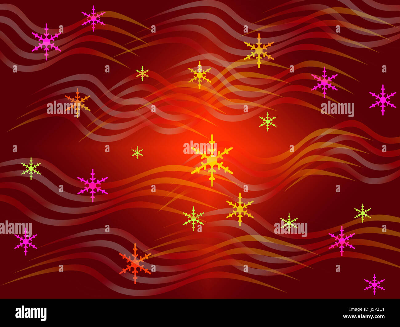 Colorato colorato splendida molteplici riccamente colorata linee onde incurvata Foto Stock