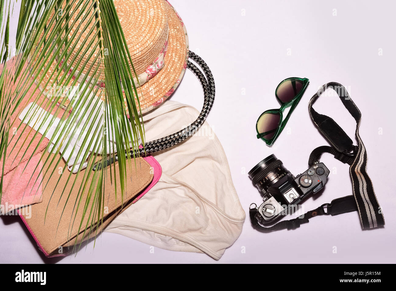 Accessori per la spiaggia Foto Stock