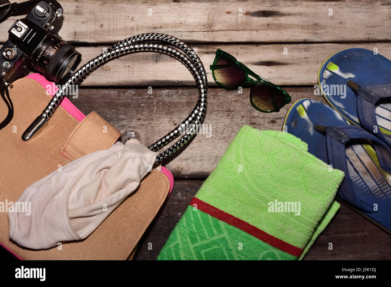 Accessori da viaggio Foto Stock