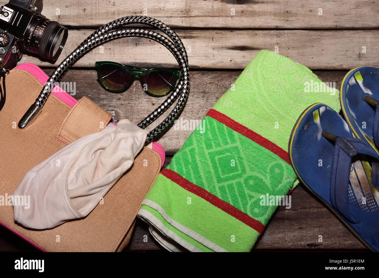 Accessori da viaggio Foto Stock