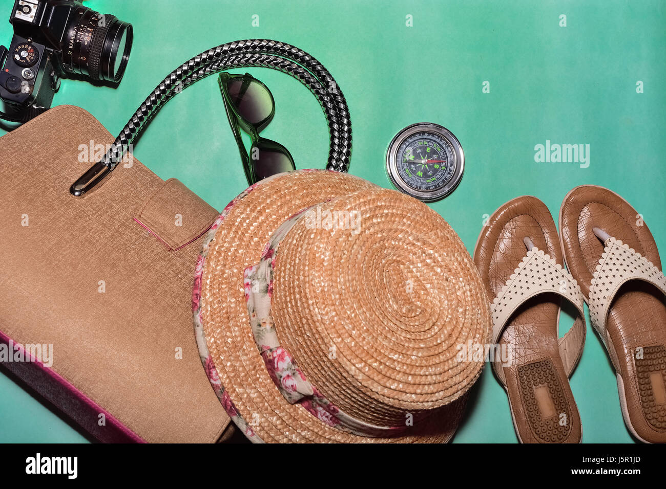 Accessori per la spiaggia Foto Stock
