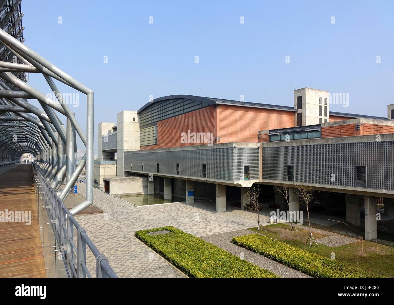 TAINAN, Taiwan -- 4 MARZO 2014: una vista del Museo nazionale di storia di Taiwan in Tainan City che è stato completato nel 2012. Foto Stock