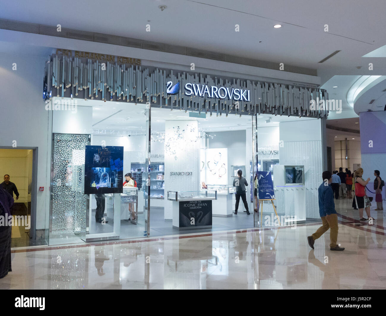 Shop Swarovski, Malaysia Foto Stock