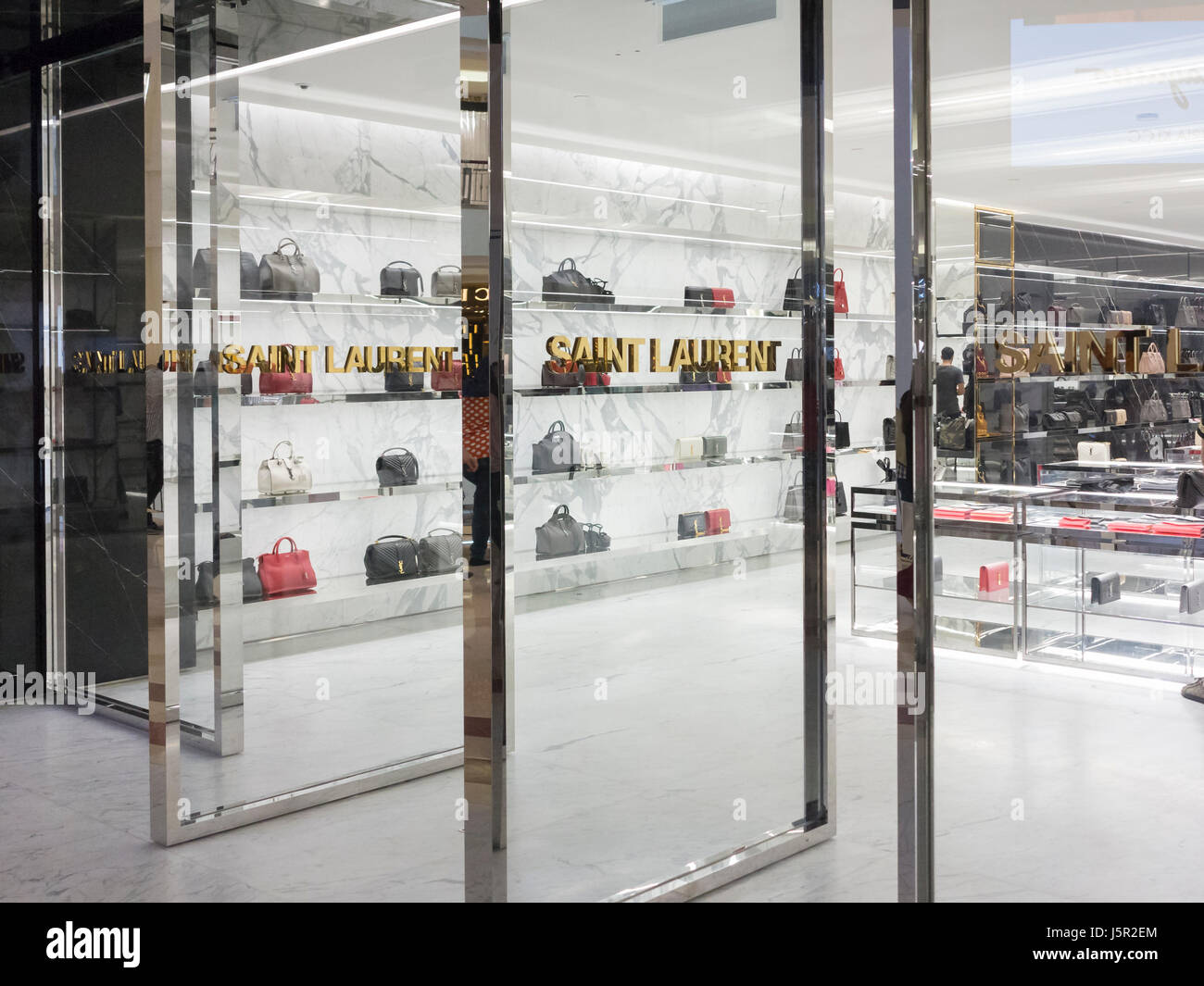 Saint Laurent shop, Malaysia Foto Stock