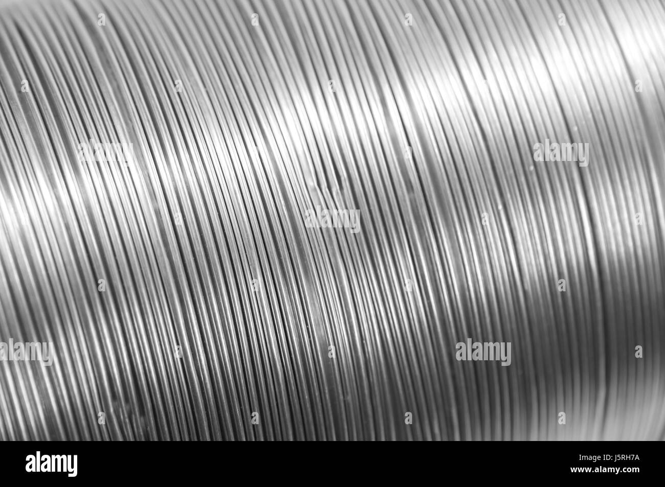 Alta qualità di metallo acciaio futuristico tubo flessibile corrugato in alluminio struttura in alluminio Foto Stock