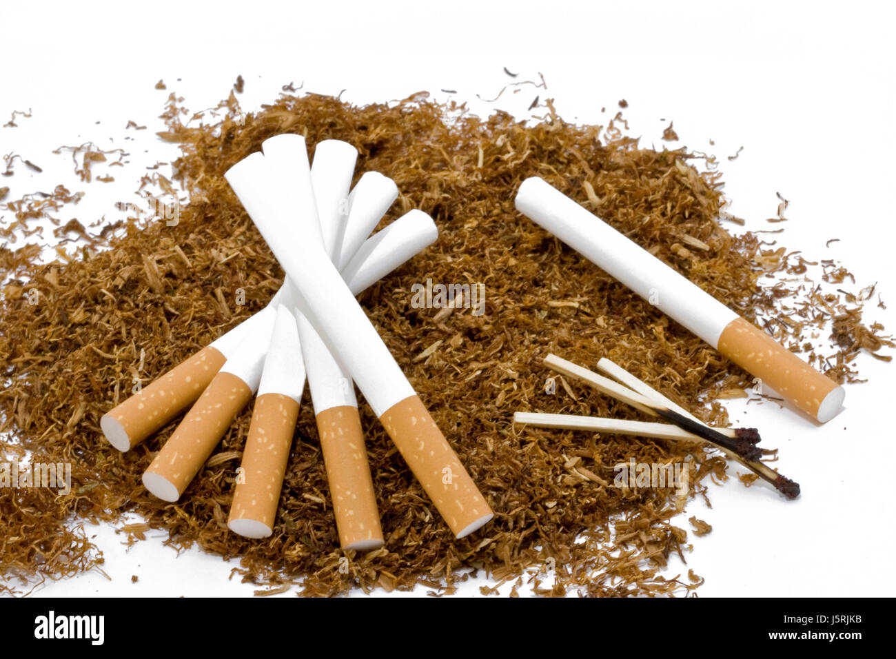 Accendi il fuoco conflagrazione tabacco glow velenfiamma sigarette corrispondono Foto Stock