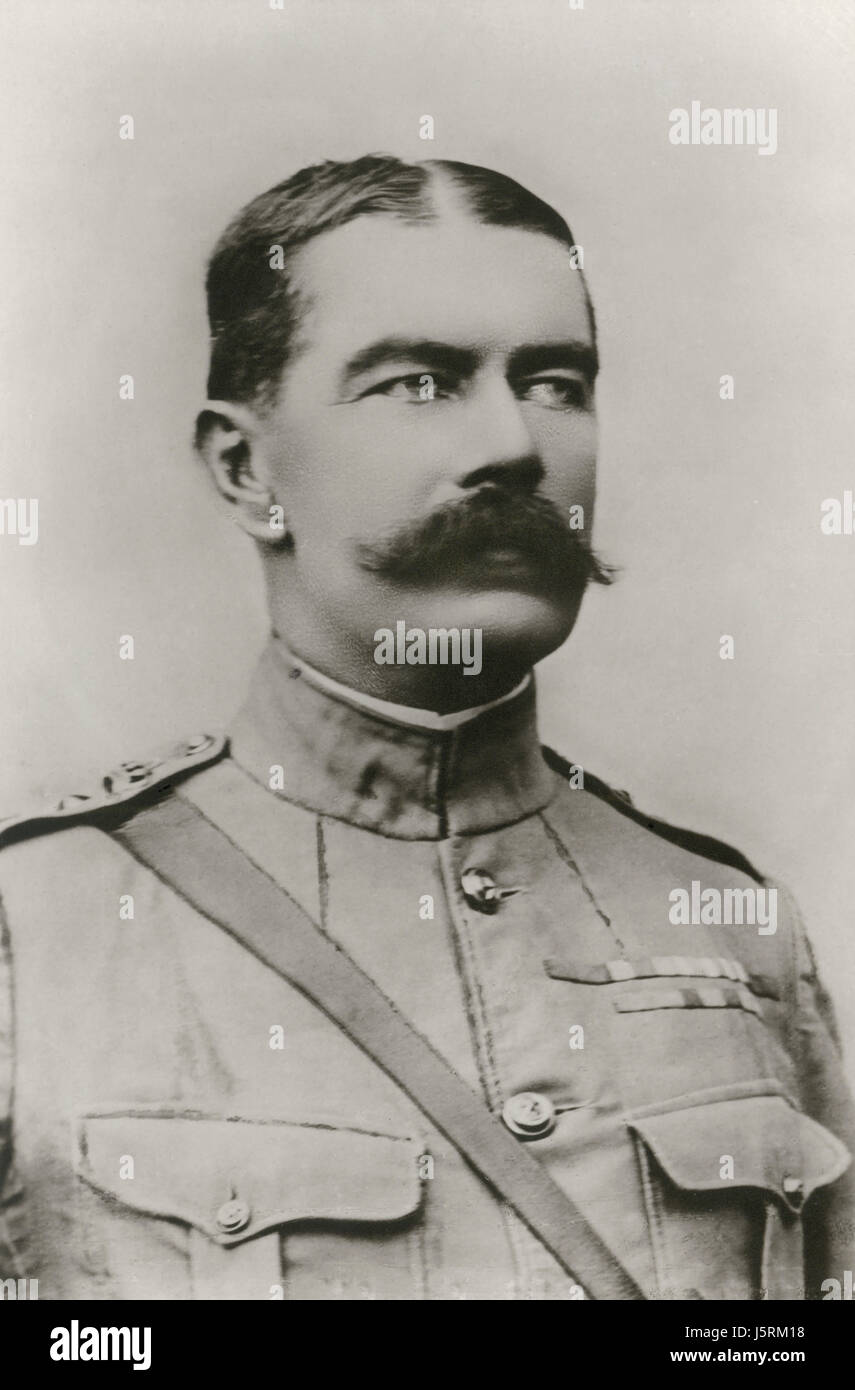 Horatio Herbert Kitchener, primo Earl Kitchener (1850-1916), Senior ufficiale dell'esercito britannico, Ritratto Foto Stock