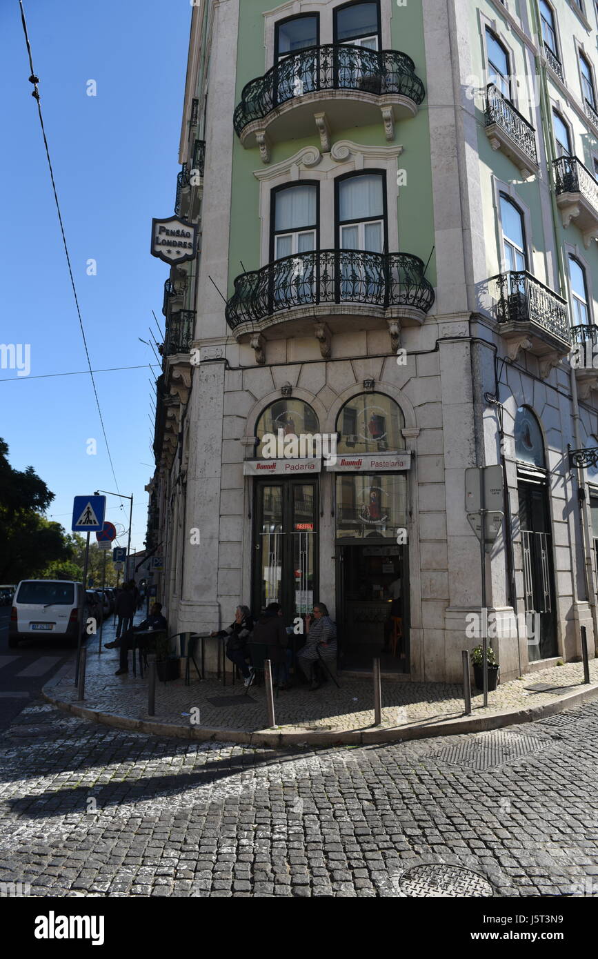 Pasteleria Padaria Sao Roque, panetteria nel Bairro Alto, Lisbona, Portogallo Foto Stock