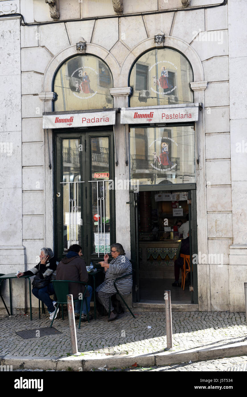 Pasteleria Padaria Sao Roque, panetteria nel Bairro Alto, Lisbona, Portogallo Foto Stock