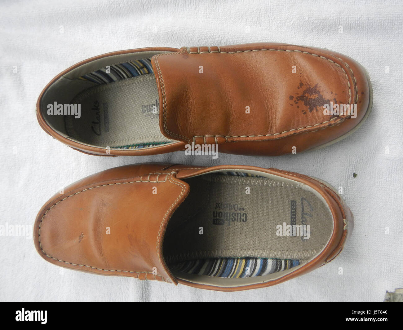 La collezione Clarks si riferisce a un catalogo specifico o a un assortimento di articoli correlati alla società Clarks. Questo può includere una gamma di prodotti, in particolare le calzature, che presentano il catalogo storico e le collezioni brandâ€™s. Foto Stock