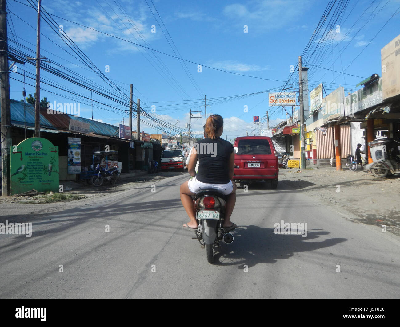 02298 Baliuag, Bulacan-Candaba, Pampanga strada 25 Foto Stock