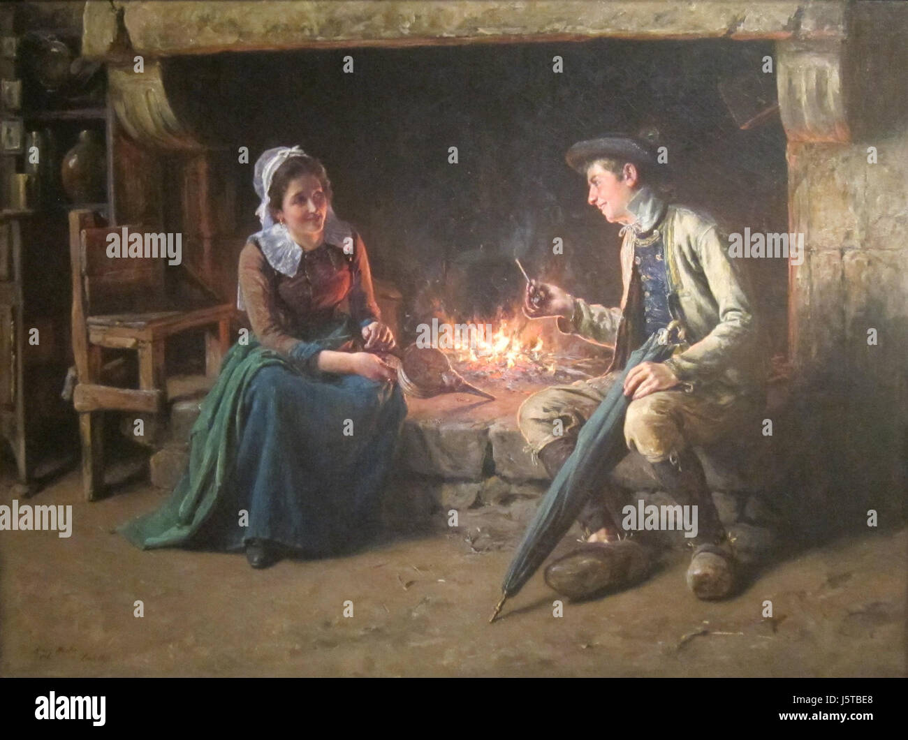 "Camino" di Henry Mosler, Cincinnati Art Museum Foto Stock