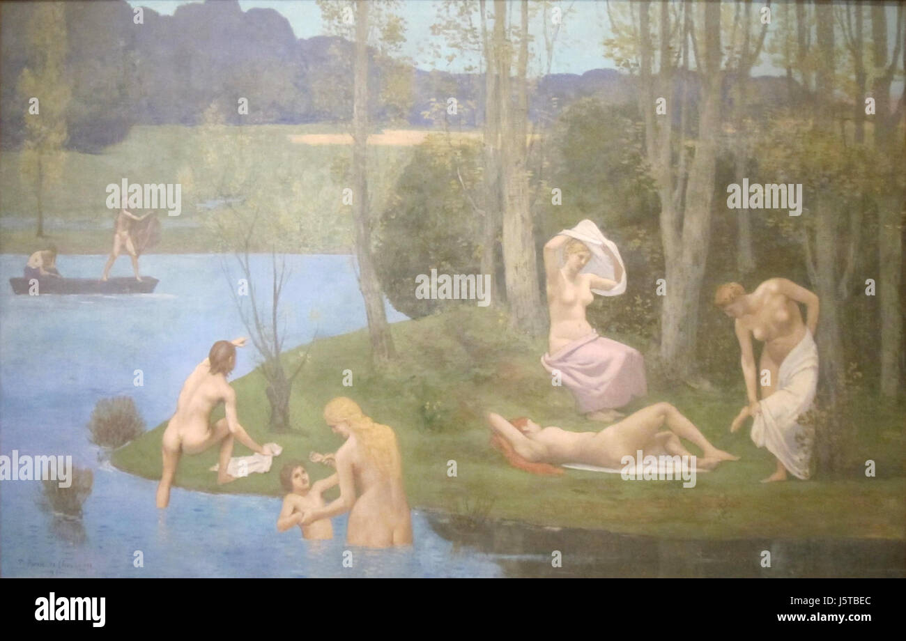 'Summer' da Pierre Puvis de Chavannes, 1891 Foto Stock