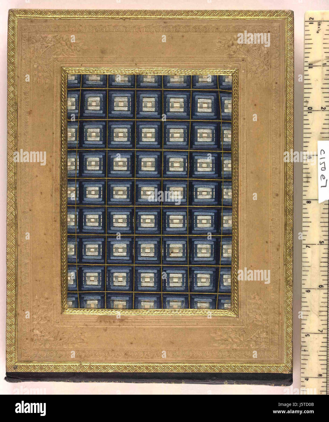 -Un album contenente topografiche e altri dipinti, principalmente in acquerello- - coperchio superiore (C150e7) Foto Stock