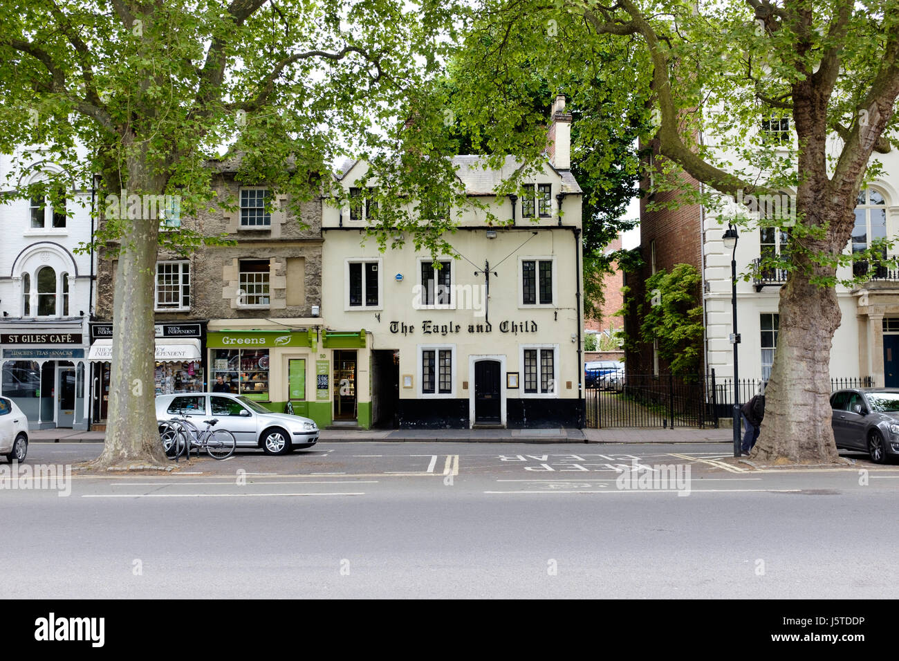 L'Aquila e il Bambino pub Oxford. Il famoso ritrovo Inklings inclusi J R R Tolkien e c s lewis Foto Stock