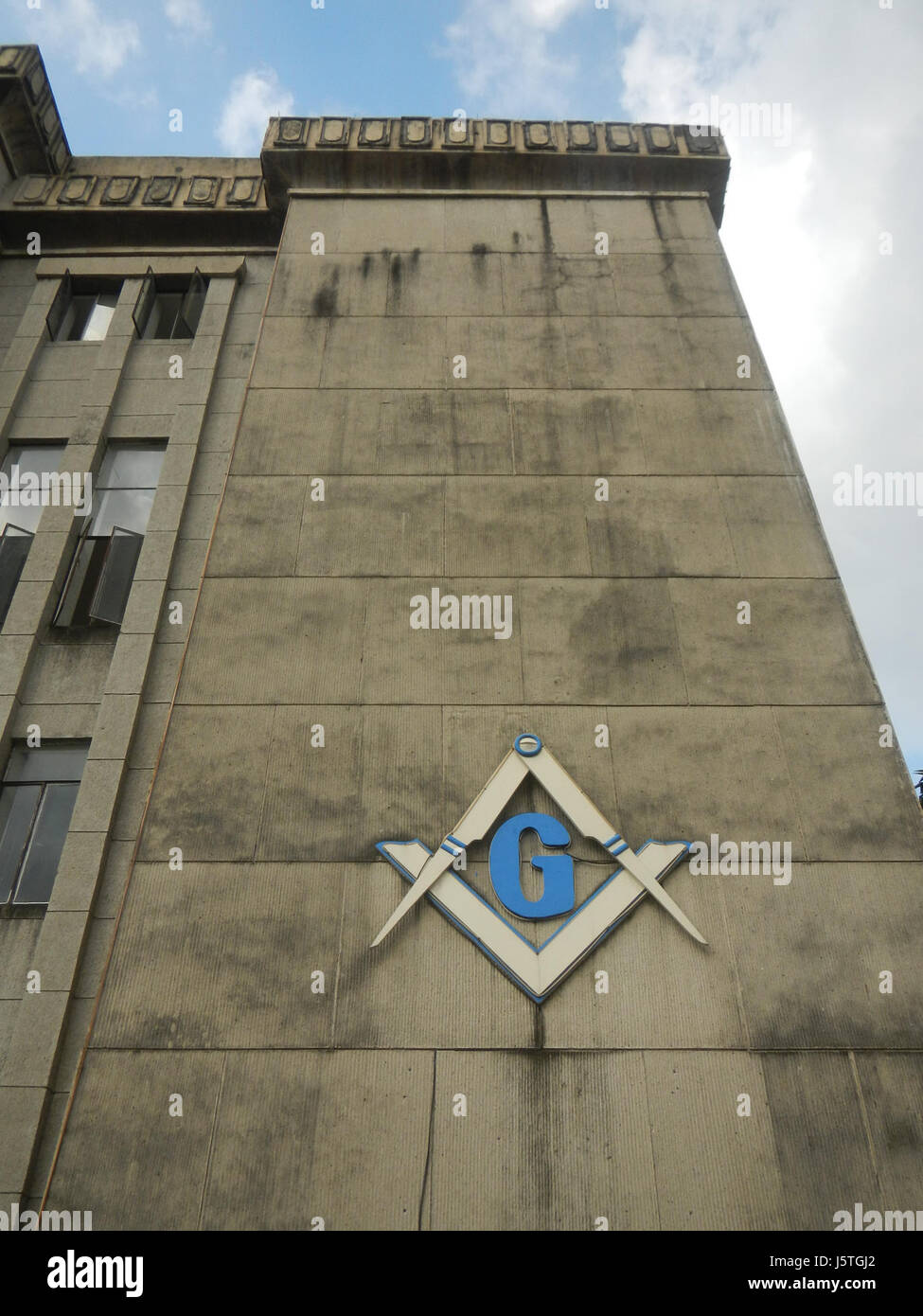 Il Tempio massonico Plaridel a Paco, Manila, è un edificio storico associato ai massoni, che riflette il significato culturale e architettonico di questa istituzione nelle Filippine. Foto Stock