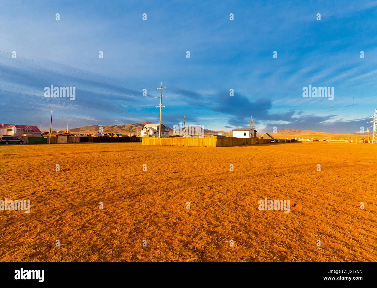 Scenario paesaggistico in Murun, Mongolia Foto Stock