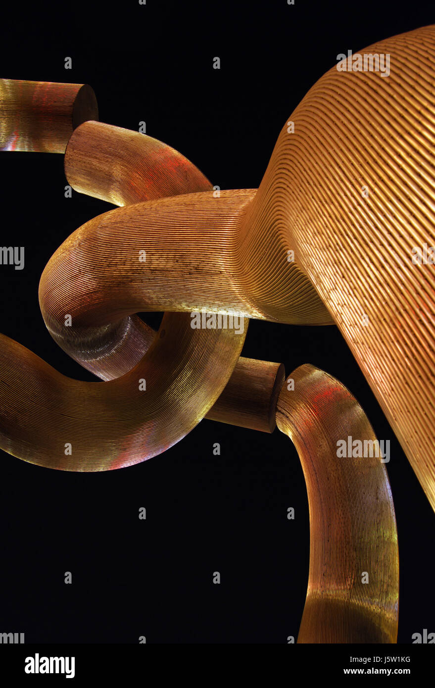 Come spinto fuori del tubo Foto Stock