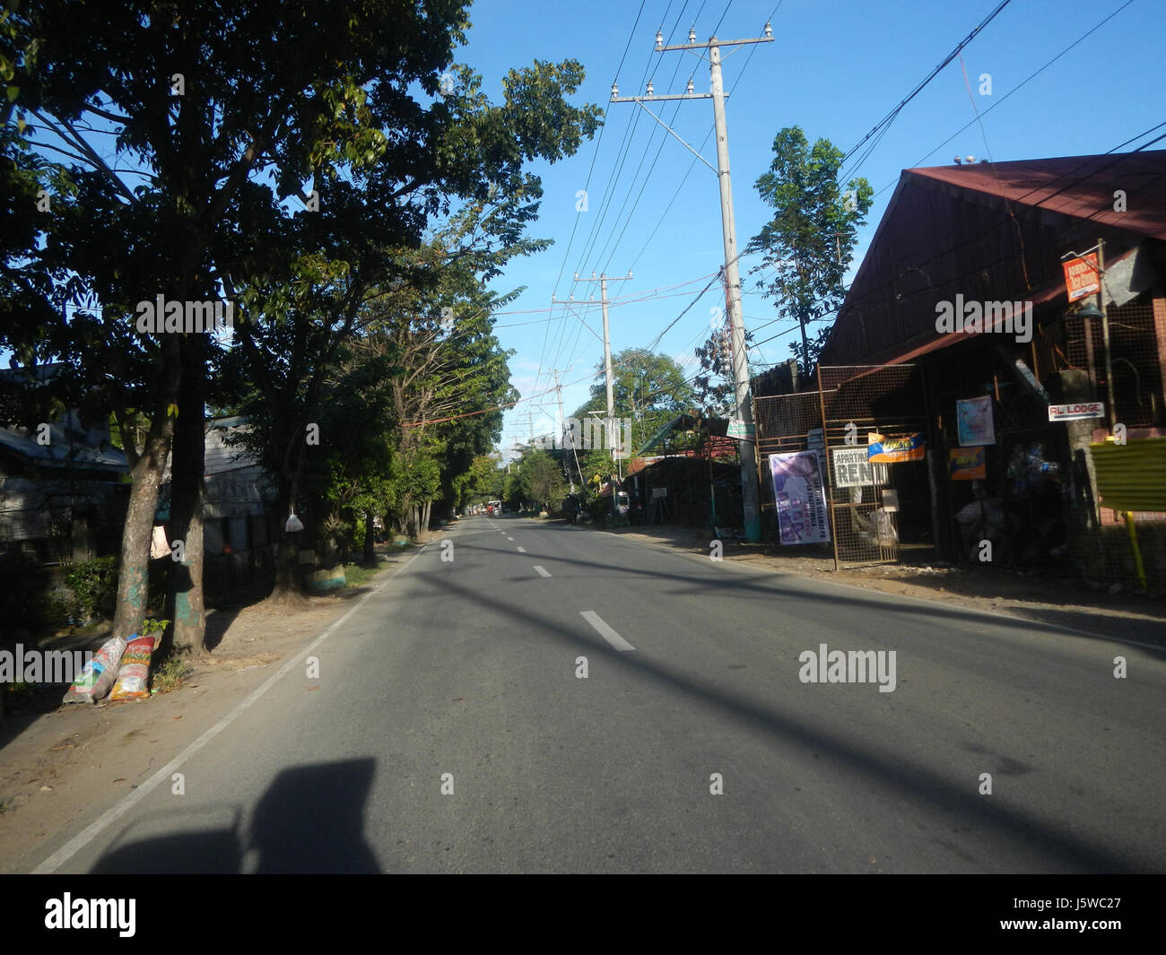 01649 San Vicente Santa Rita Camias, San Miguel Bulacan Strada Provinciale 23 Foto Stock