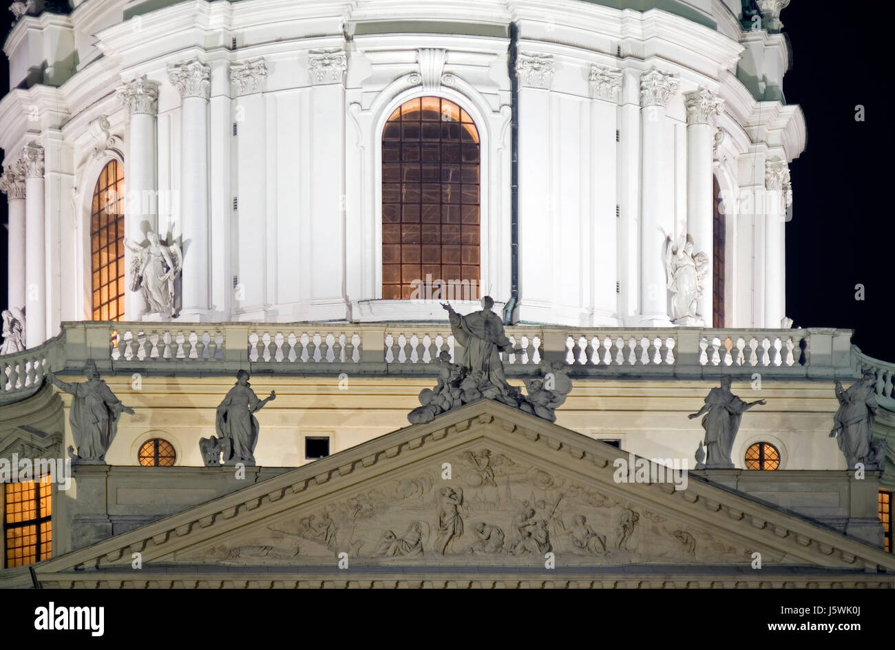 Charles Church,Vienna,Austria Foto Stock