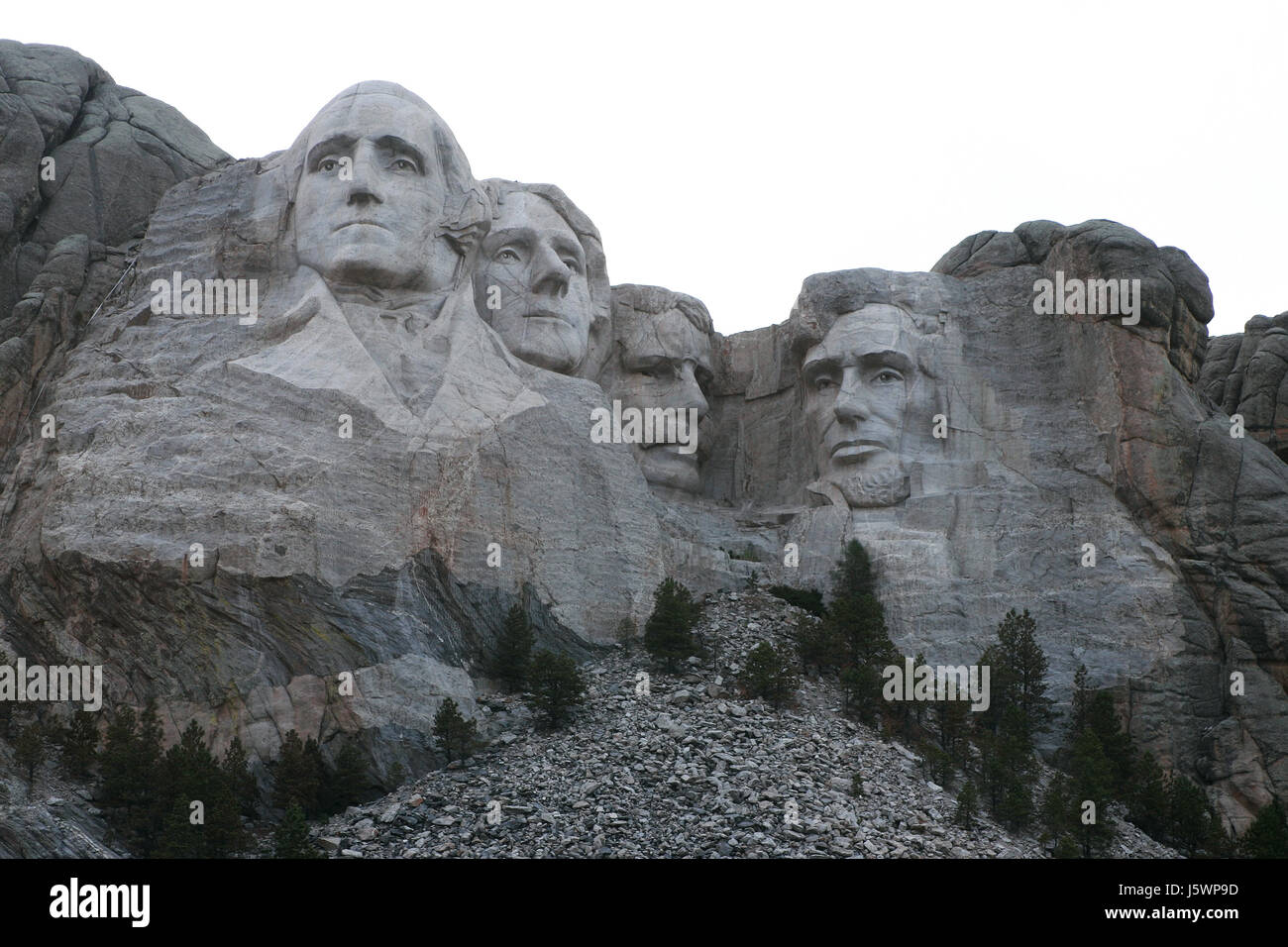 America presidente landmark arte famosa notte notturno di scultura america serale Foto Stock