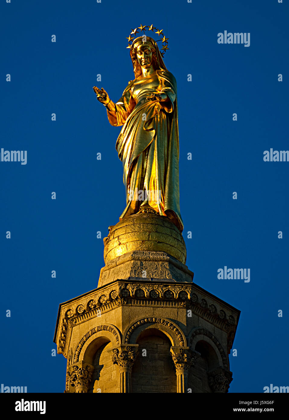 Papa Francia madonna religione chiesa papa Francia madonna pittogramma Foto Stock