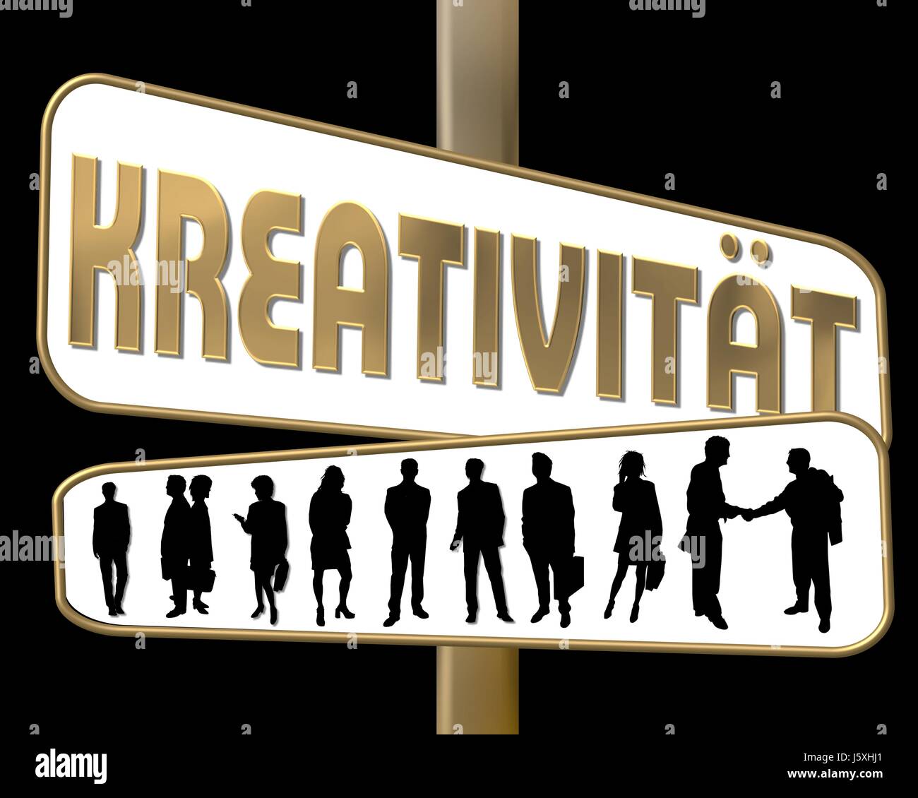 Segnale di segno i rapporti aziendali trattare transazioni aziendali business lavoro business Foto Stock