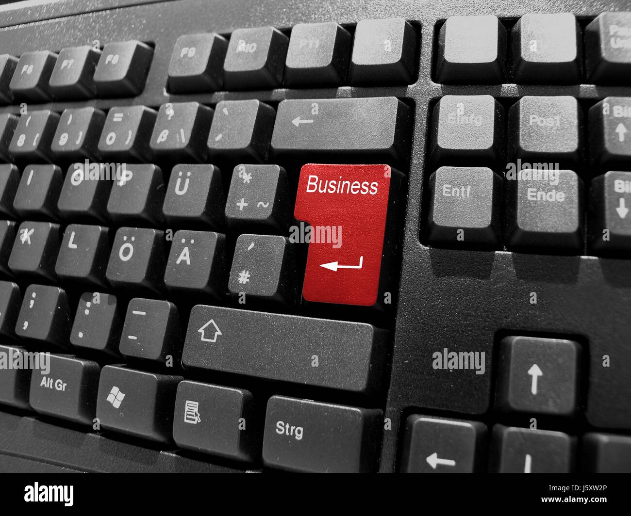 Tastiera i rapporti aziendali trattare transazioni aziendali business lavoro business Foto Stock
