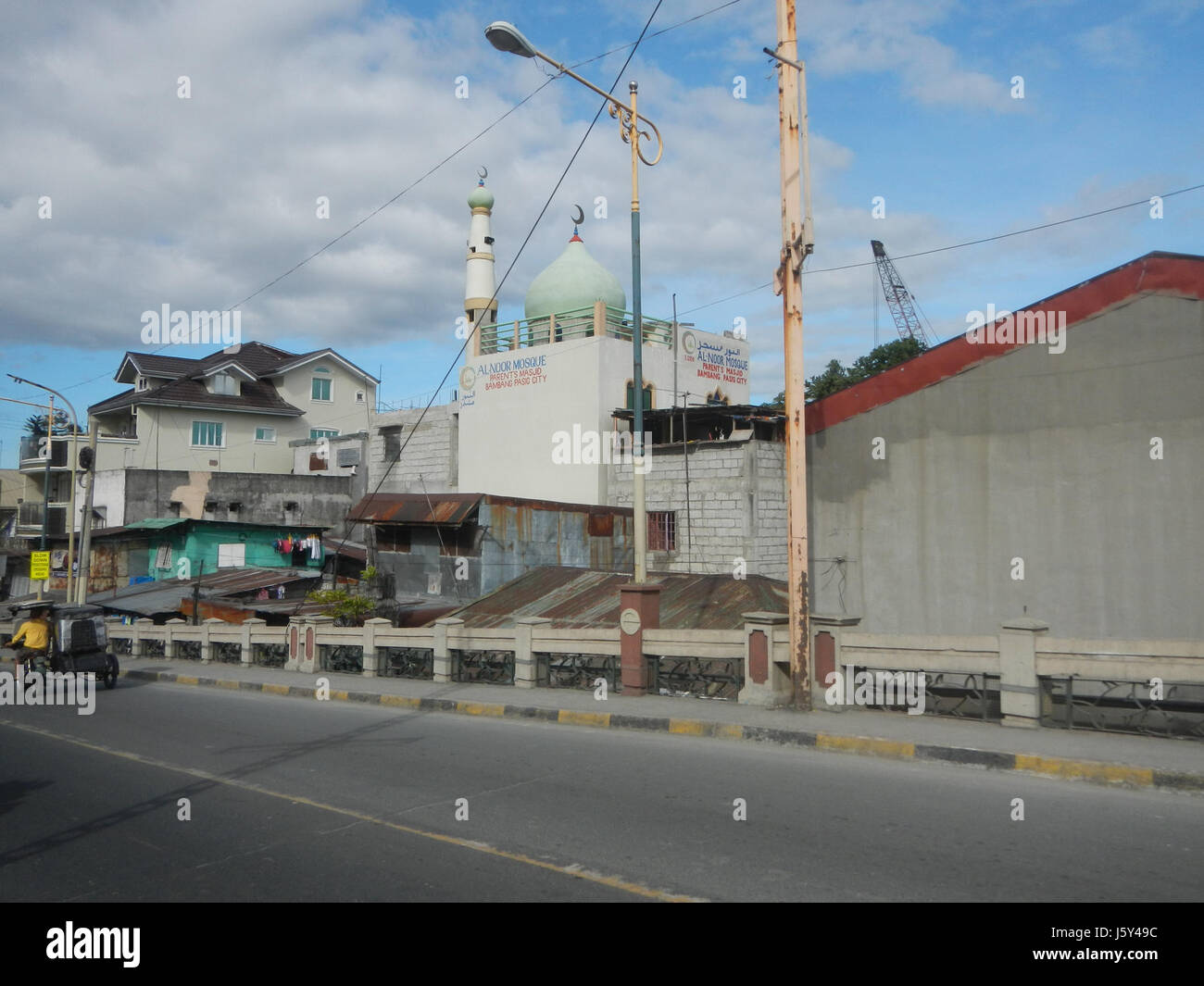 0201 Kalawaan Bambang ponte moschea Al-Noor genitori Masjid fiume Pasig City River 17 Foto Stock