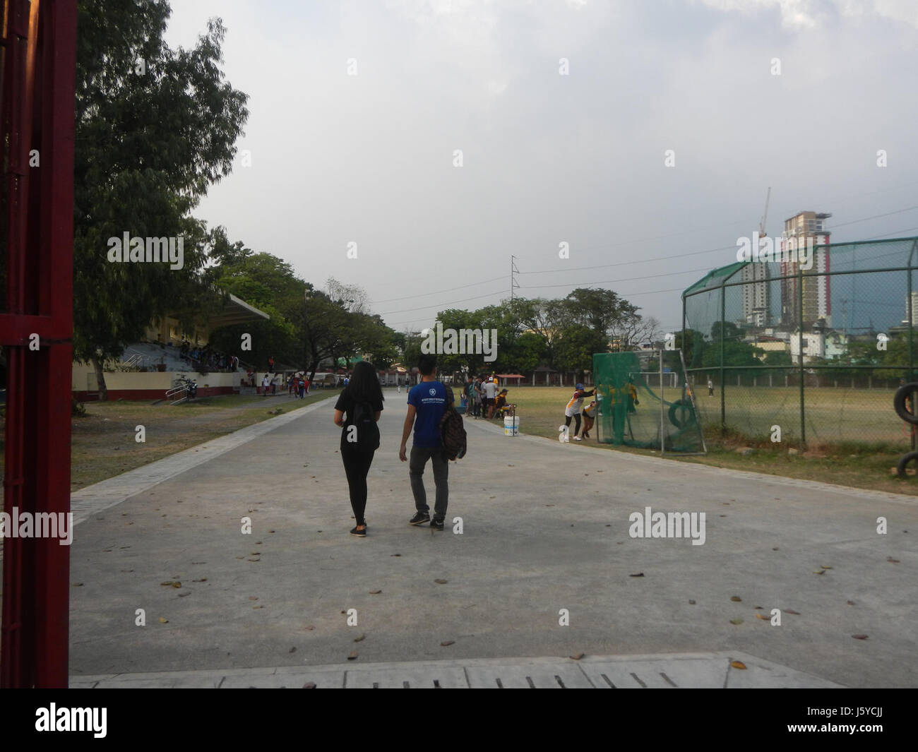 Questa immagine mostra la Cappella Interreligiosa di Santa Mesa a Manila, situata presso l'Università Politecnica delle Filippine. La cappella è un simbolo della diversità religiosa e dell'unità all'interno dell'università. Foto Stock