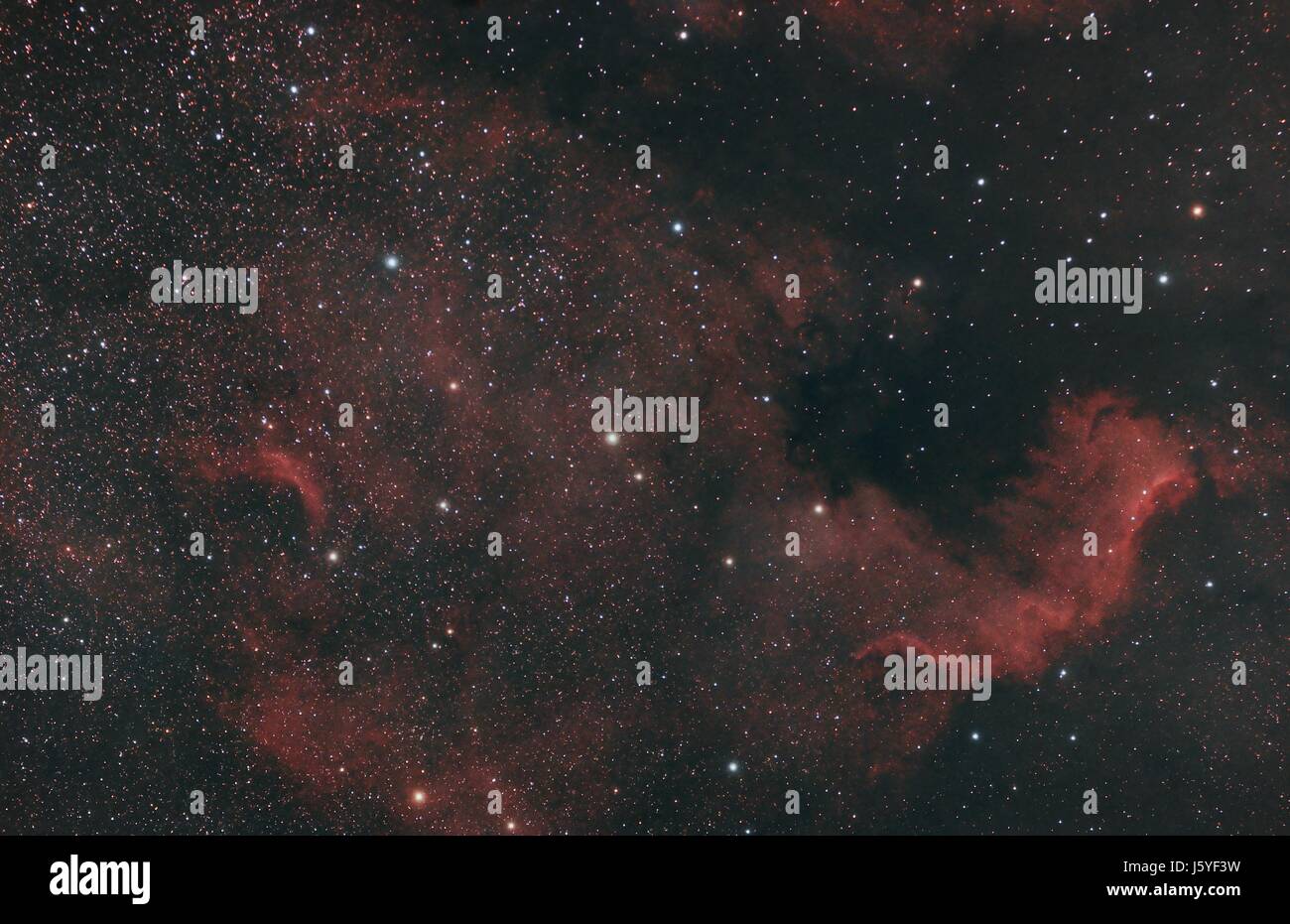 Nebulas nello spazio Foto Stock