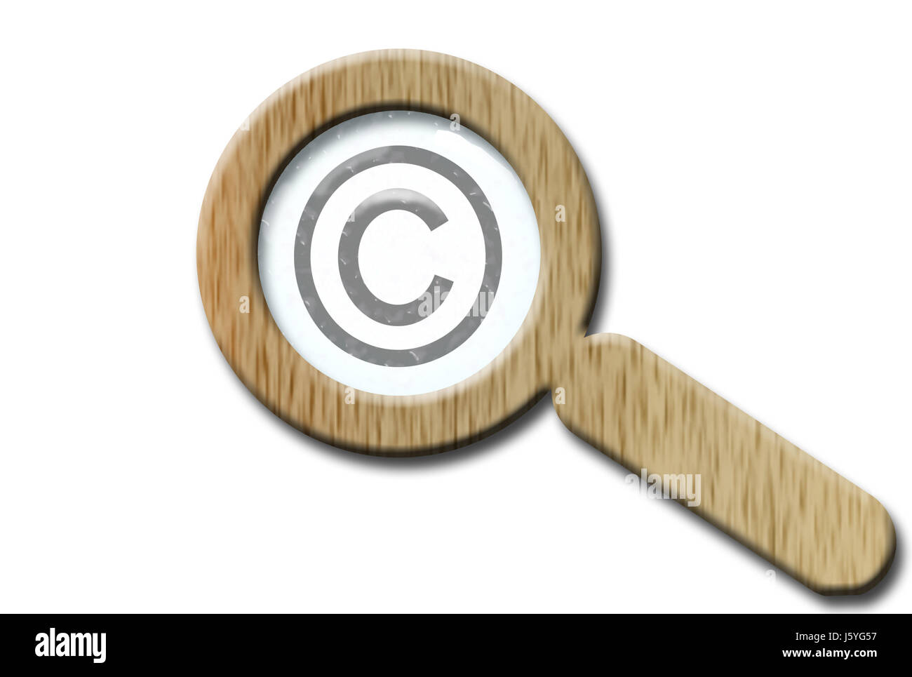Graphic parola lente di ingrandimento di ricerca a trovare il diritto di riproduzione grafica di ingrandimento Foto Stock