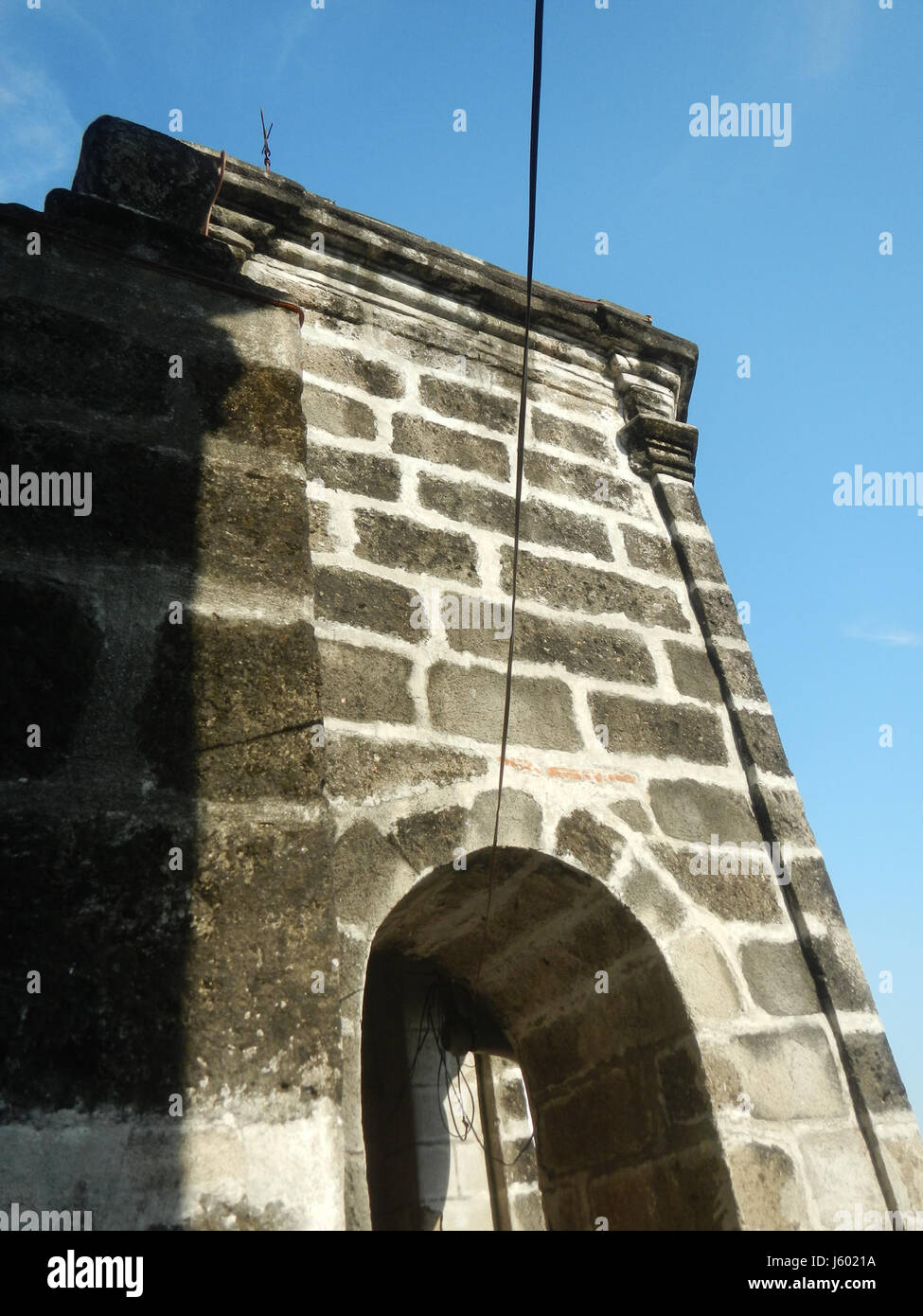 02548 Torri campane di San Luigi Gonzaga Chiesa San Luis, Pampanga 30 Foto Stock