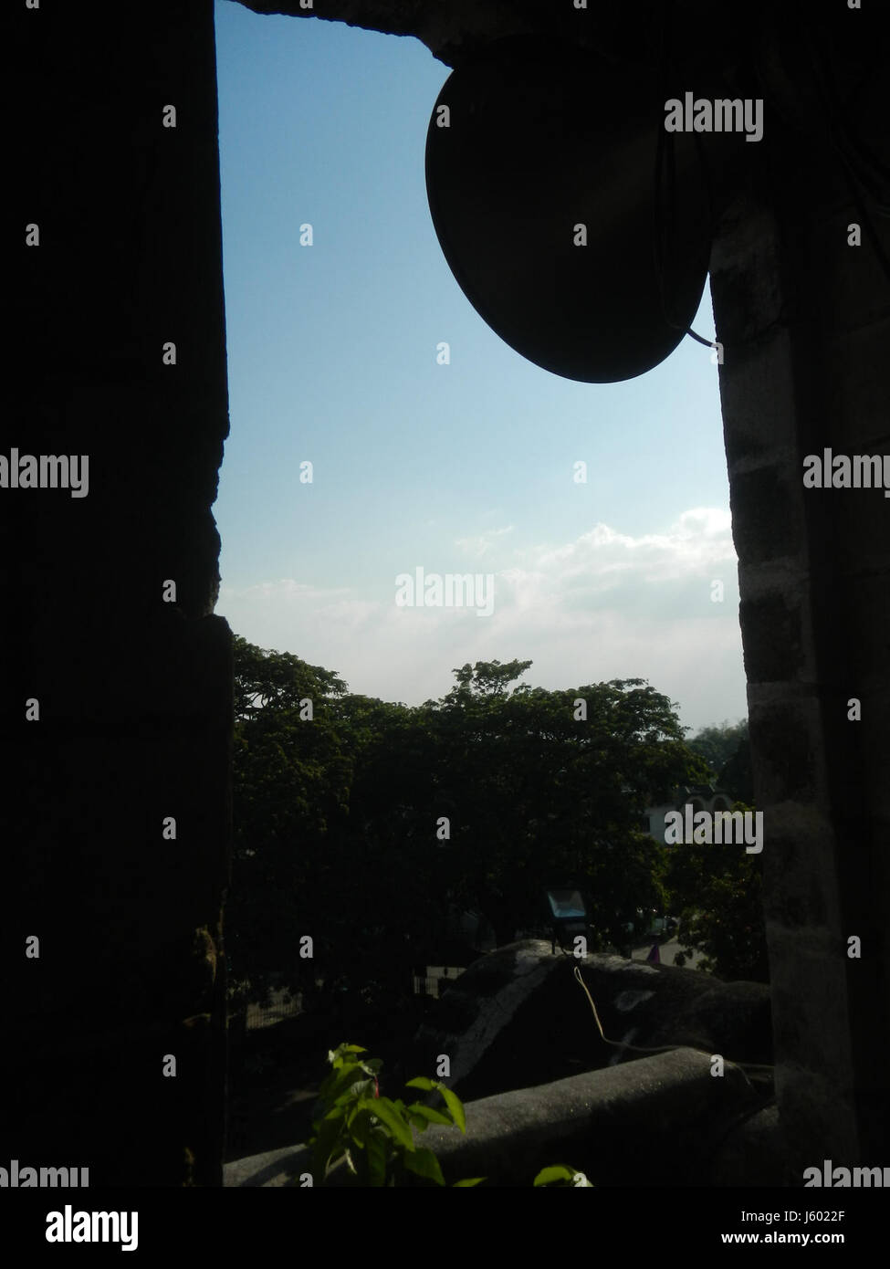 02614 Torri campane di San Luigi Gonzaga Chiesa San Luis, Pampanga 17 Foto Stock