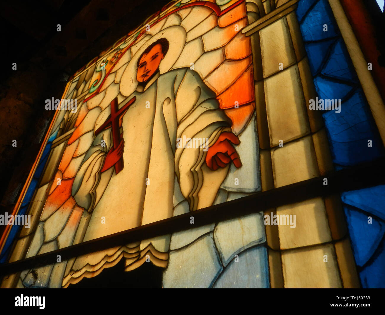 02614 Torri campane di San Luigi Gonzaga Chiesa San Luis, Pampanga 29 Foto Stock