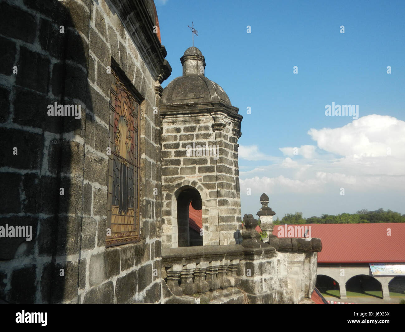 02659 Torri campane di San Luigi Gonzaga Chiesa San Luis, Pampanga 06 Foto Stock