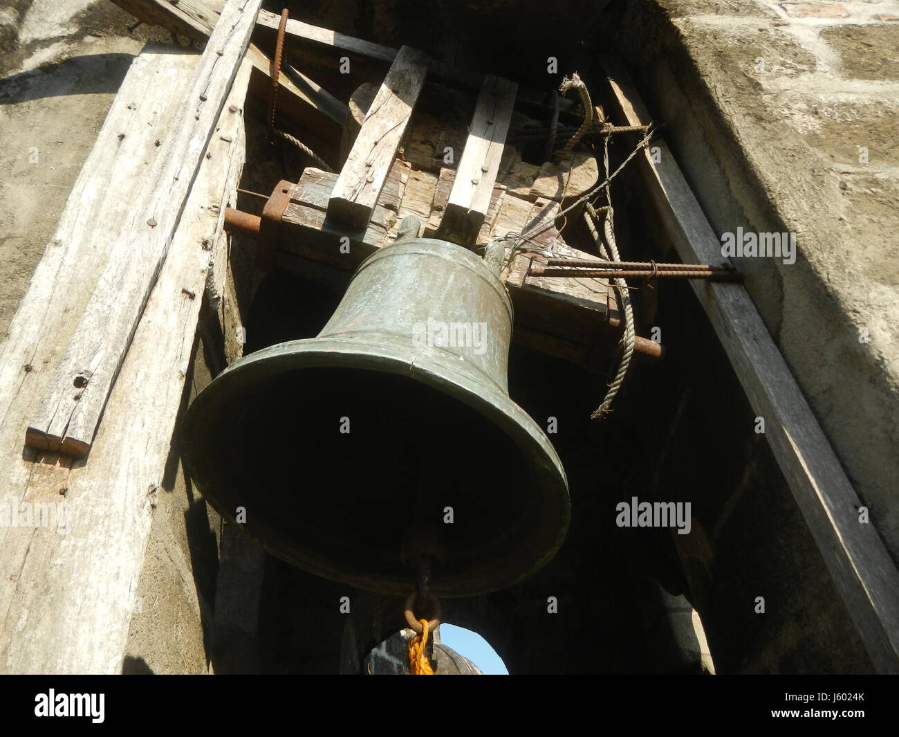 02659 Torri campane di San Luigi Gonzaga Chiesa San Luis, Pampanga 27 Foto Stock