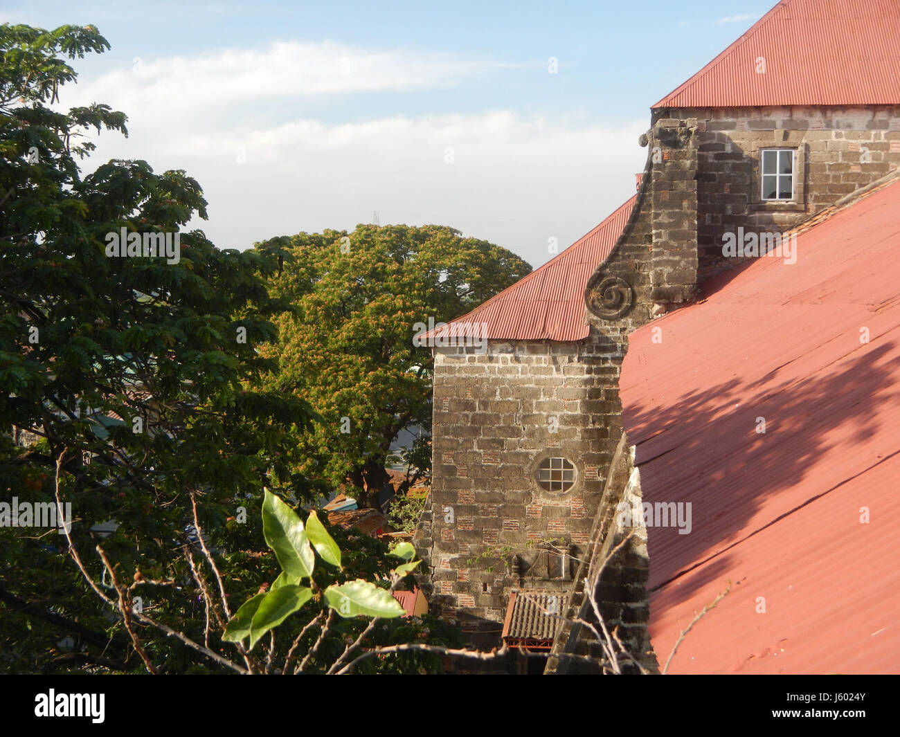 02659 Torri campane di San Luigi Gonzaga Chiesa San Luis, Pampanga 35 Foto Stock