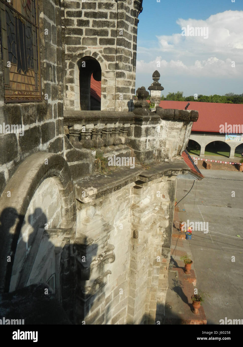 02659 Torri campane di San Luigi Gonzaga Chiesa San Luis, Pampanga 44 Foto Stock