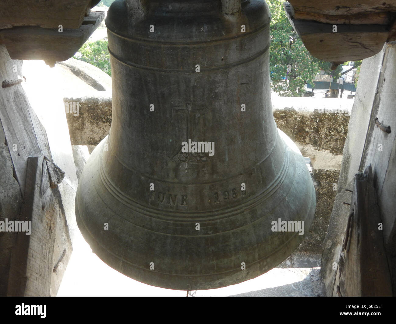 02704 Torri campane di San Luigi Gonzaga Chiesa San Luis, Pampanga 04 Foto Stock