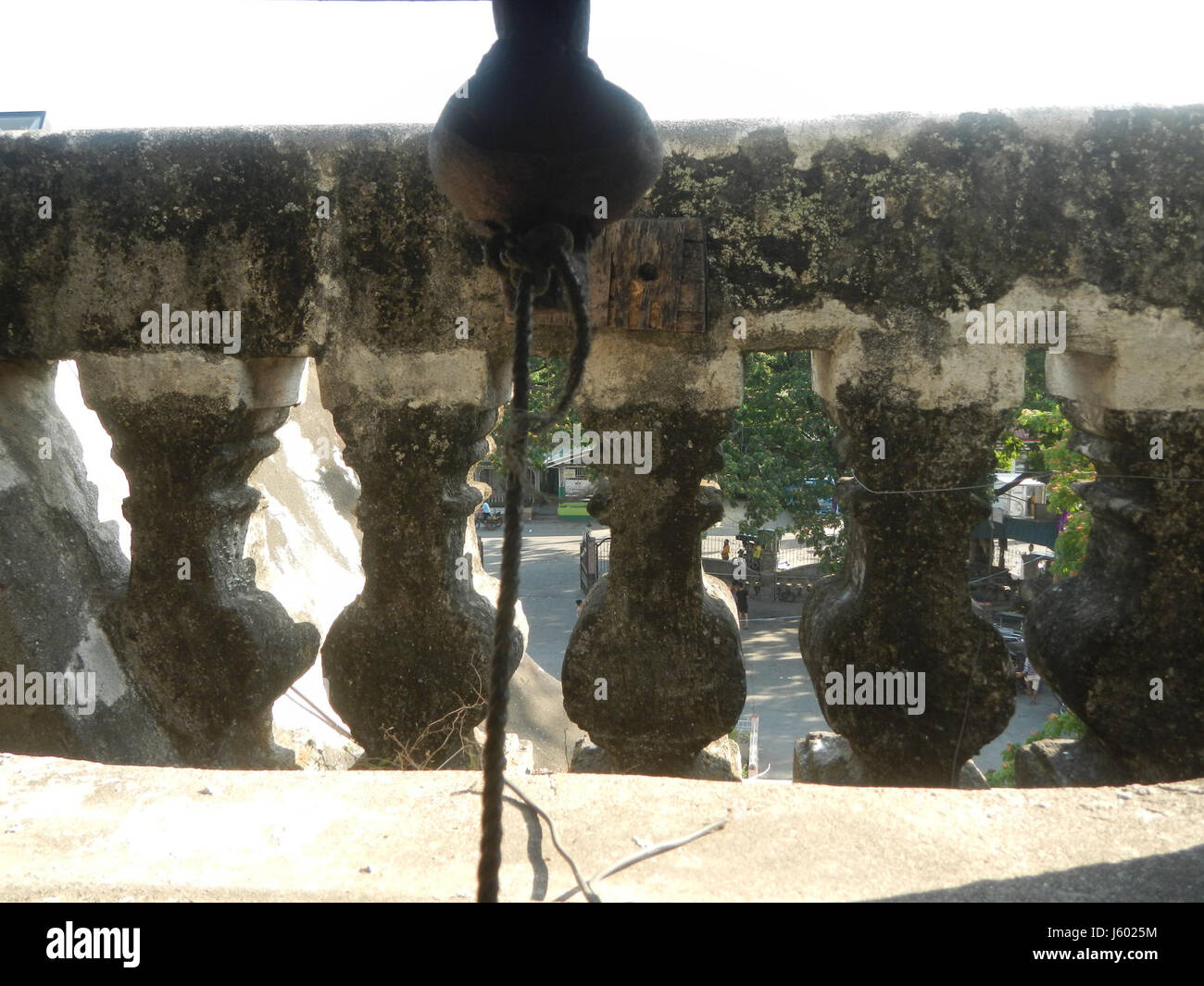 02704 Torri campane di San Luigi Gonzaga Chiesa San Luis, Pampanga 10 Foto Stock
