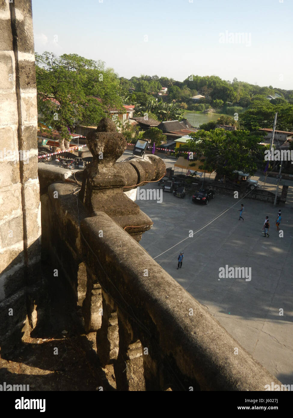 02749 Torri campane di San Luigi Gonzaga Chiesa San Luis, Pampanga 11 Foto Stock